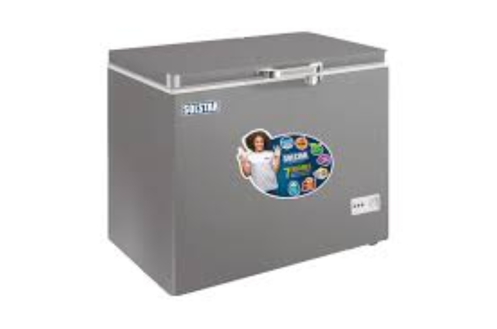 SOLSTAR CF399ECSGSLBSS-282L, 1 door - Silver